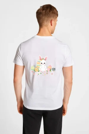 Bunny Kisses And Easter Wishes Custom T-Shirt, Gifts for T-Shirt