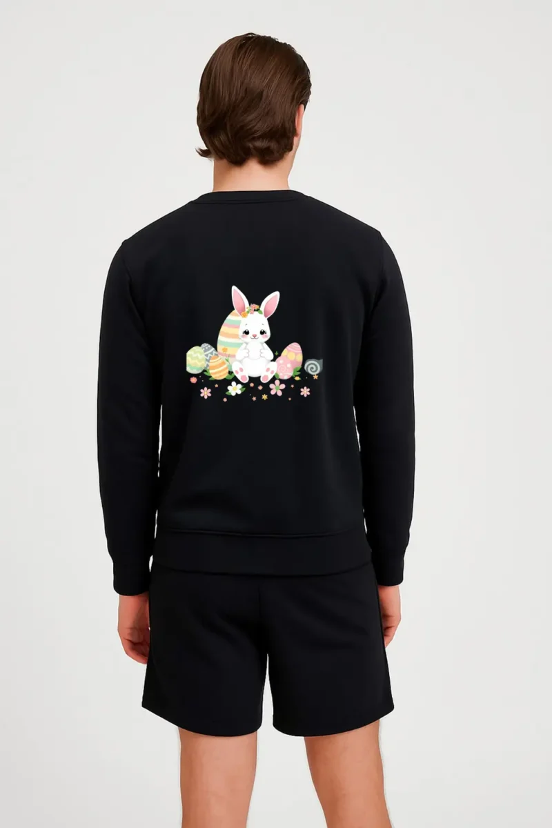 Bunny Kisses And Easter Wishes Custom Sweatshirt, Gifts for Sweatshirt