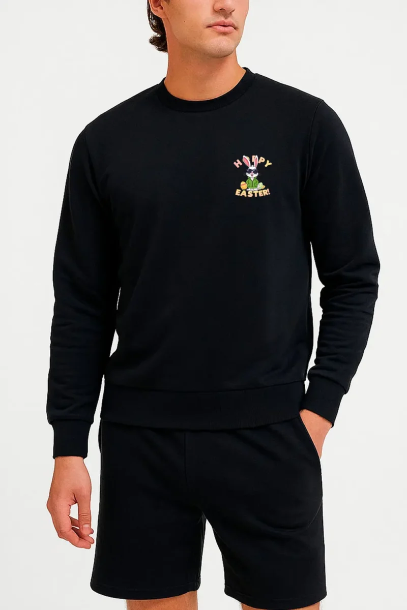 Bunny Vibes Only Custom Sweatshirt, Gifts for Sweatshirt - Image 2
